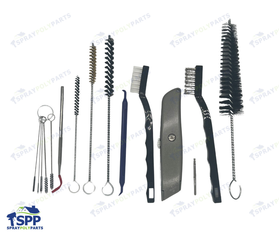 15D546 Fusion Gun Cleaning Kit. Kit includes 11 tools and brushes to clean