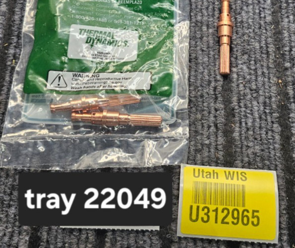 (5 PCS) Thermal Dynamics 9-8215: Plasma Cutter Electrode Replacement