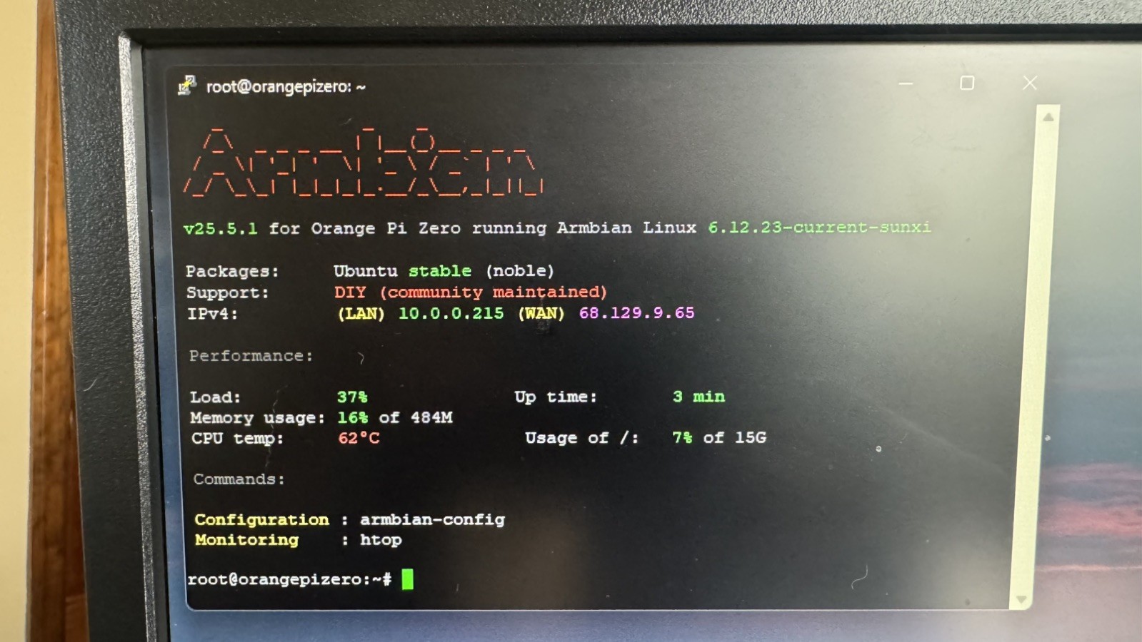 Orange Pi Zero H2+ 512MB RAM with SanDisk 16gb MicroSD, USB Cable, Armbian
