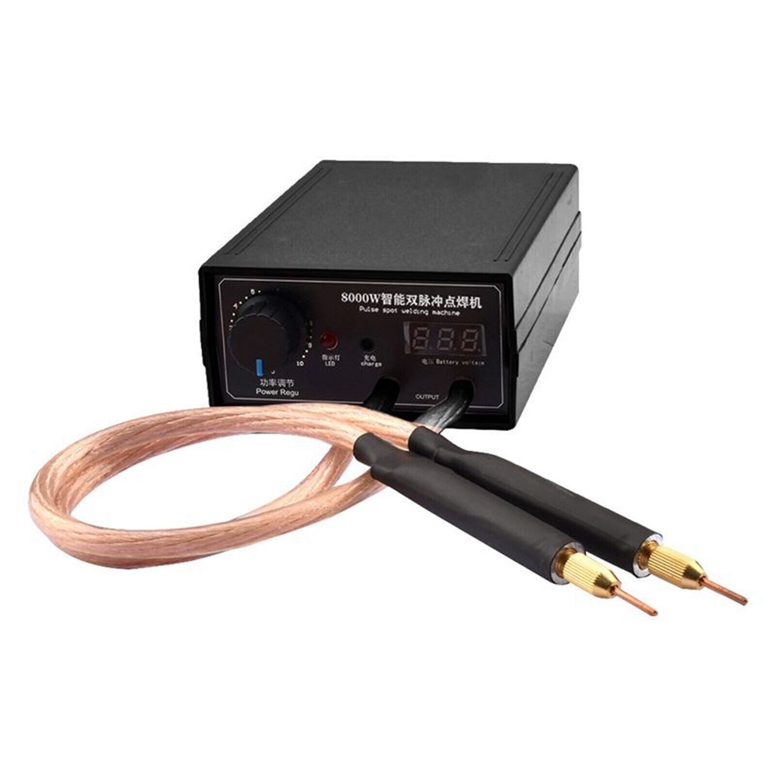 8000W Mini Spot Welder Machine DIY Kit Battery Spot Welding Pen Tools Black NEW