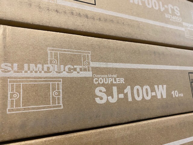 (10 Pack) SlimDuct Coupler 86110 / SJ100W – White (NEW)