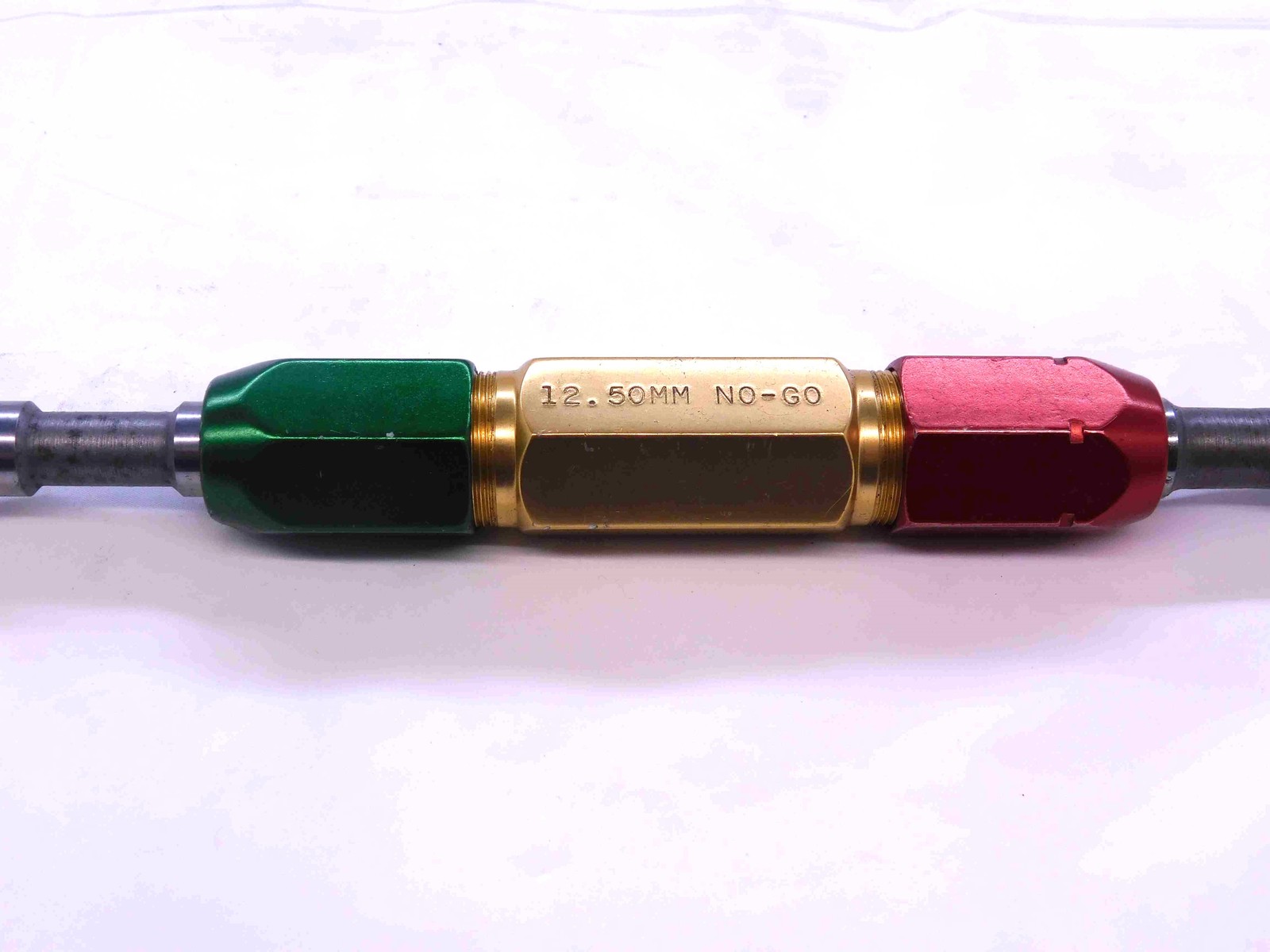 11.500 & 12.500 METRIC PIN PLUG GAGE GO NO GO ONSIZE 11.5 mm .4921 11.50 12.50