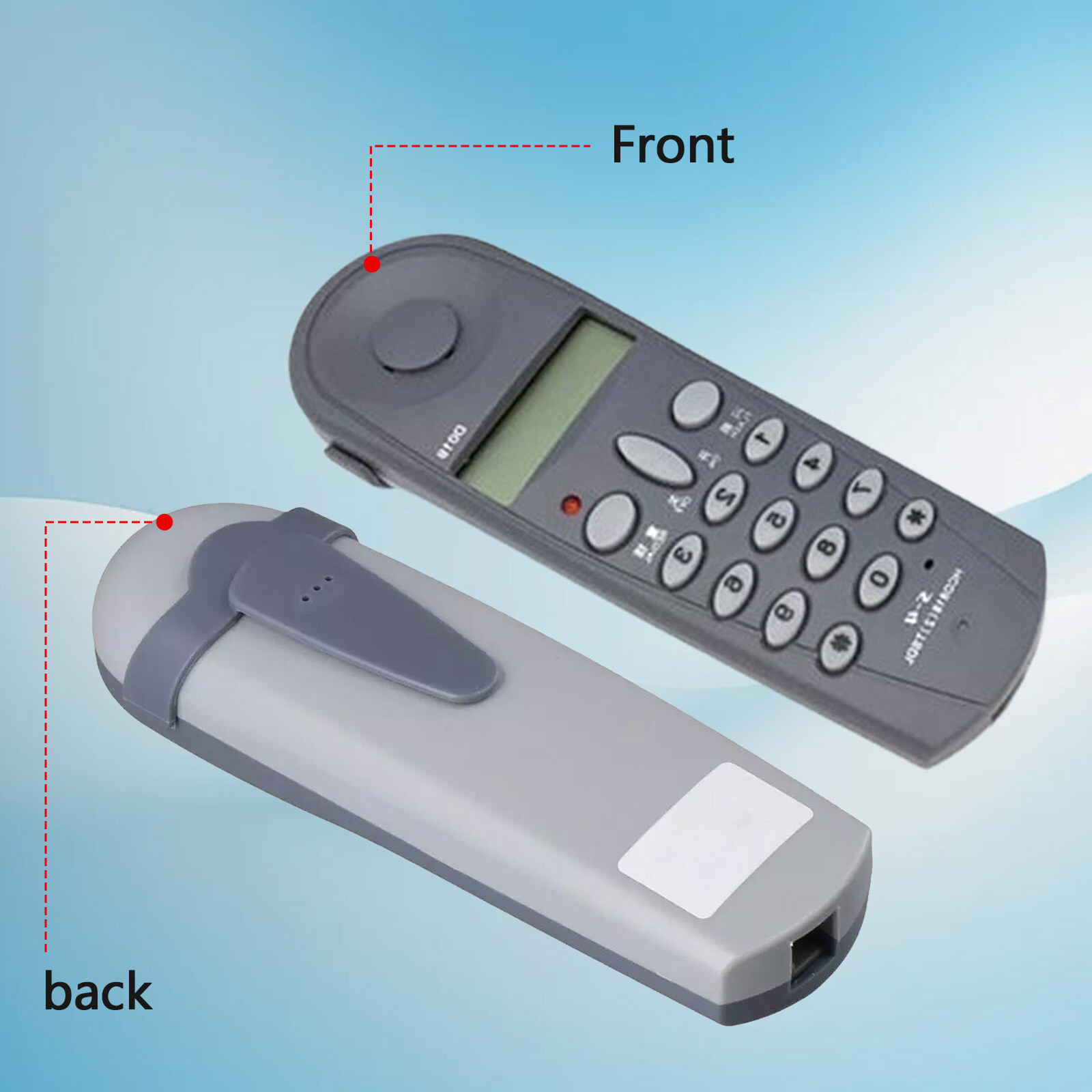 Grey Telephone Phone Butt Test Tester Cable Set Tool Line FaultP7R2