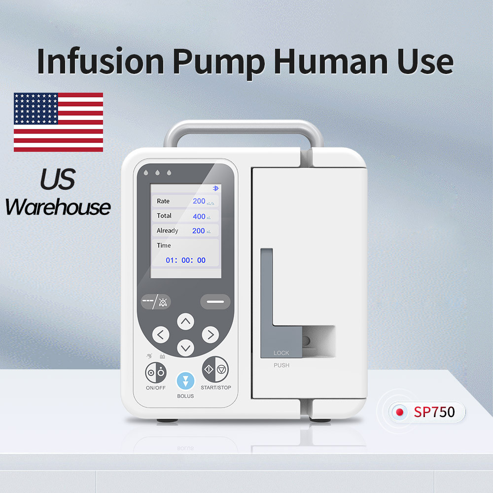 High-Precision Electric Infusion Pump 0.1-1800ml/h Adjustable Class II Type IPX