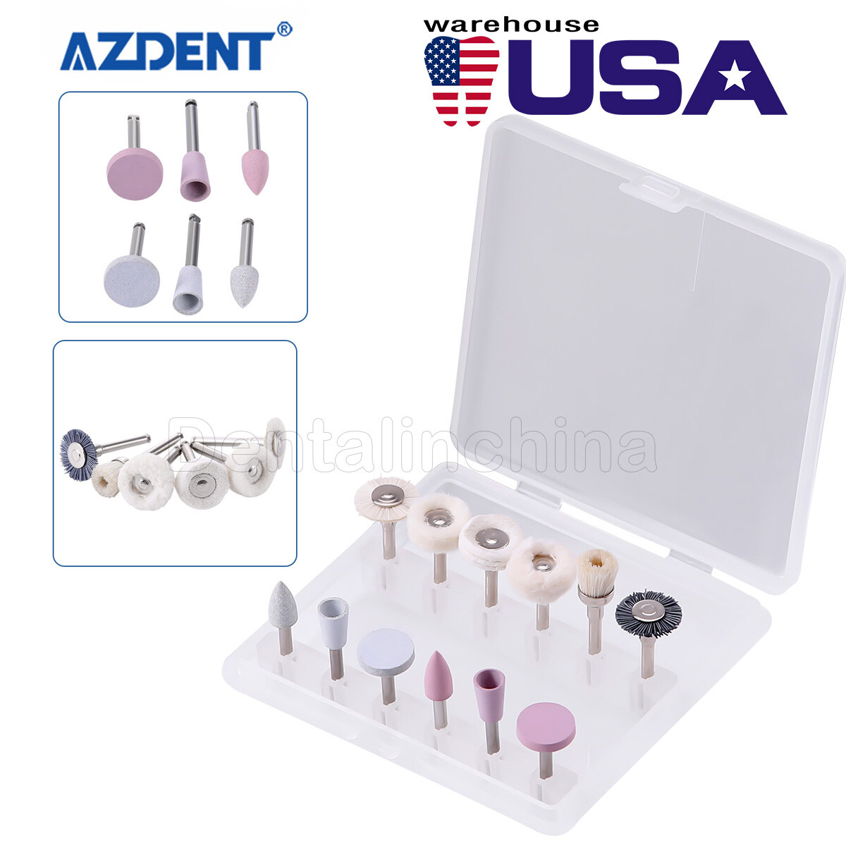 Kit de acabado de pulido compuesto Dental Composite Polishing Kit RA 2.35MM