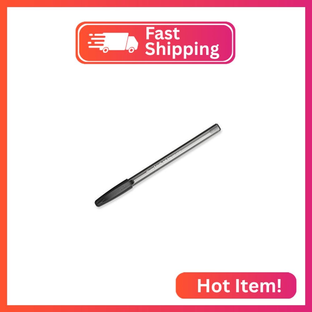Paper Mate InkJoy 100ST Ballpoint Pens, Medium Point (1.0mm), Black, 18 Count