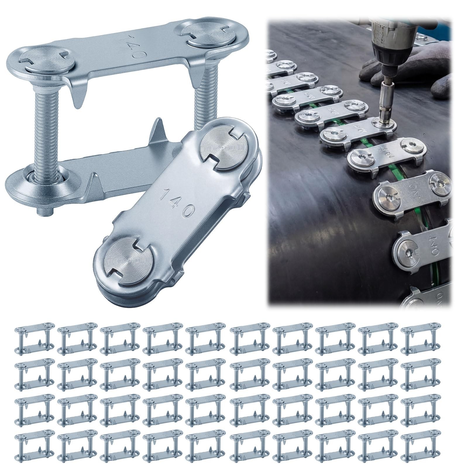 Zonon Conveyor Belt Fasteners Steel Plates for Industrial Conveyors