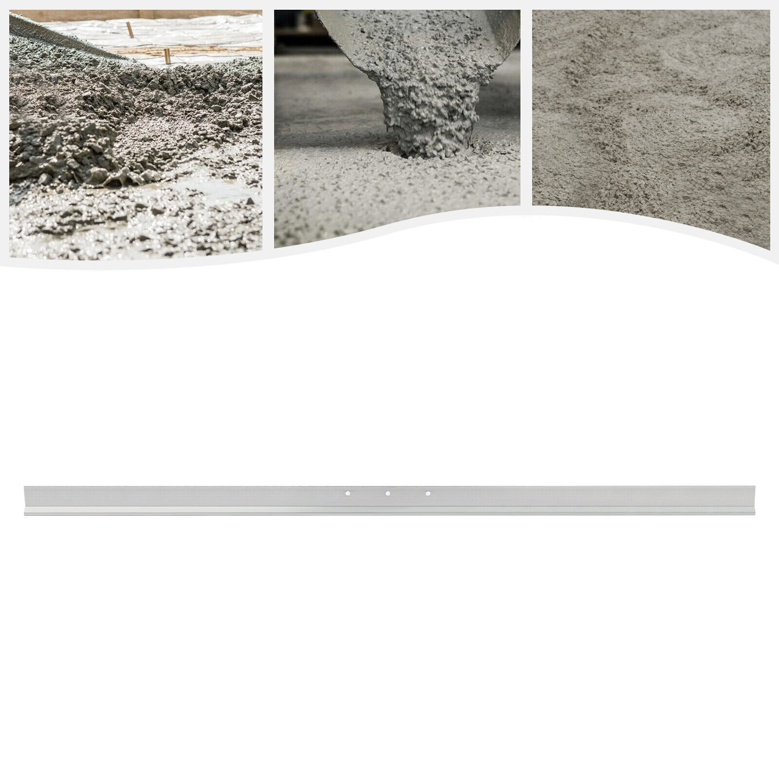 6.5 feet Screed Blade Board for Concrete Vibrators Surface Power Trowel Durable