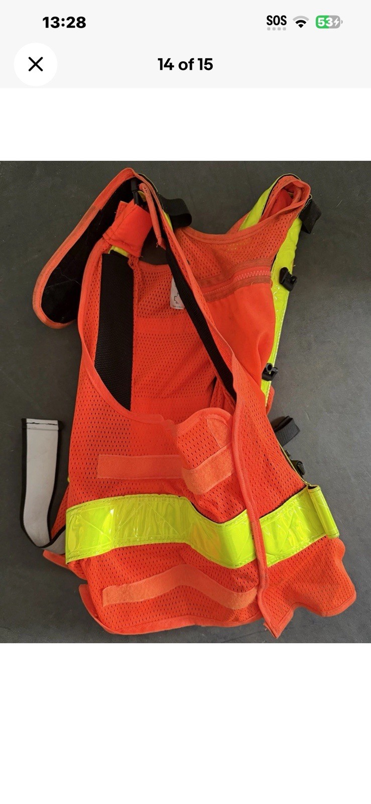 Authentic Union Pacific Railroad Safety Vest | ORR Safety | Distressed / AS-IS
