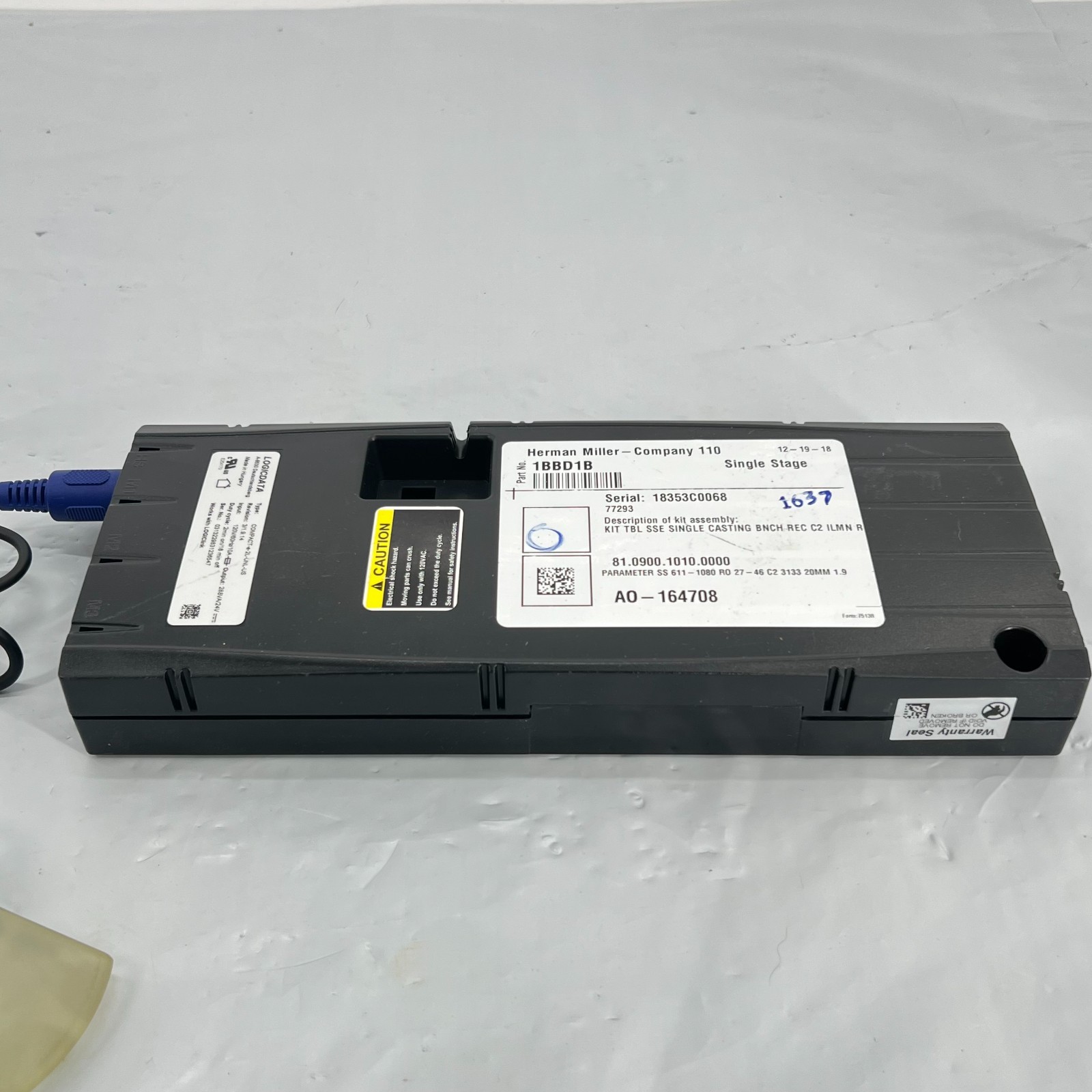 LOGICDATA COMPACT-e-2L-UNL-US Control Unit , 120VAC W/ Cable