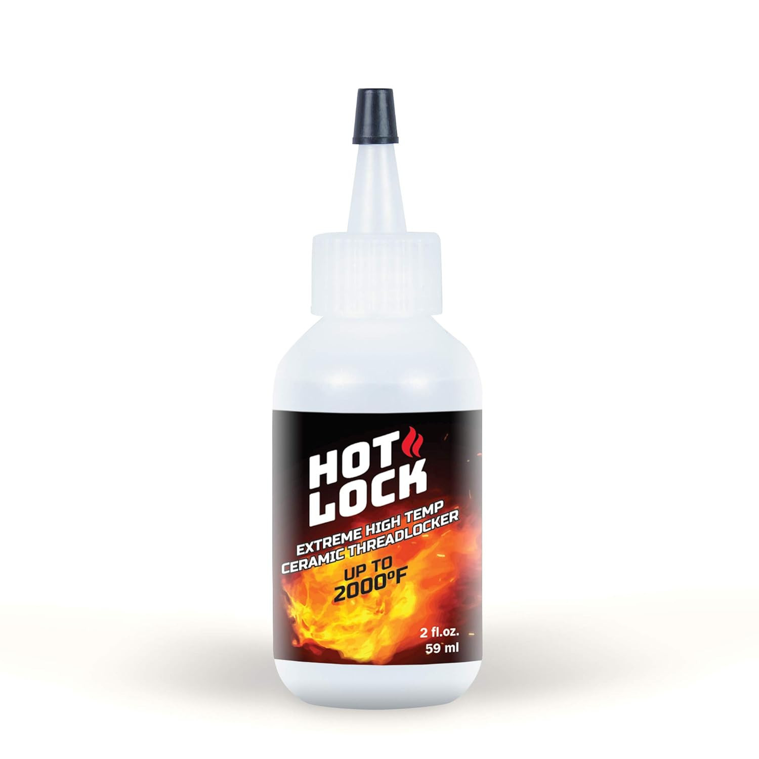 Vibra-Tite 19960 Hot-Lock Extreme High Temperature Threadlocker, Translucent