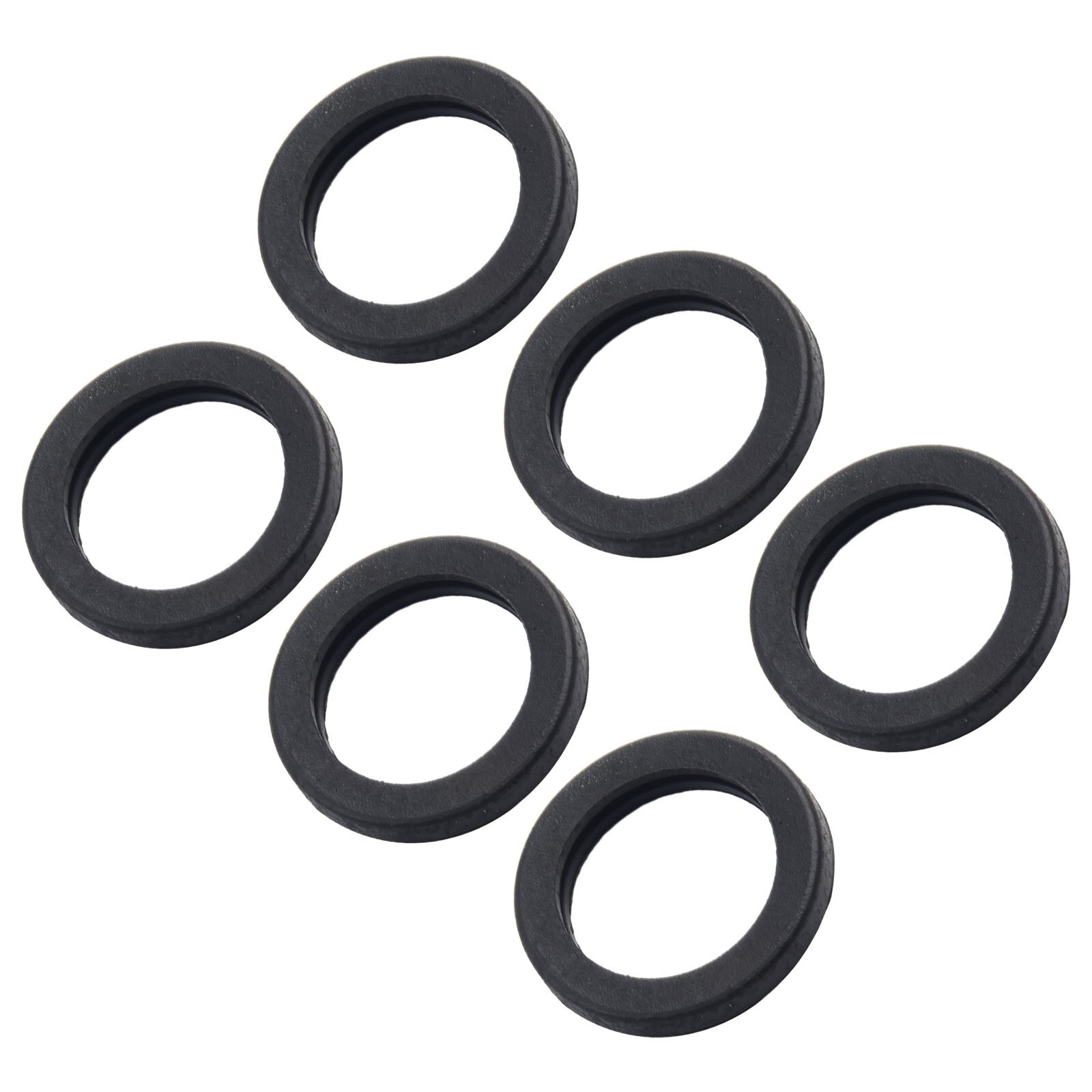 6pcs Gas Tank Gasket With U-seal Groove Metal Tank Gas Cap Gasket Spout Rubber
