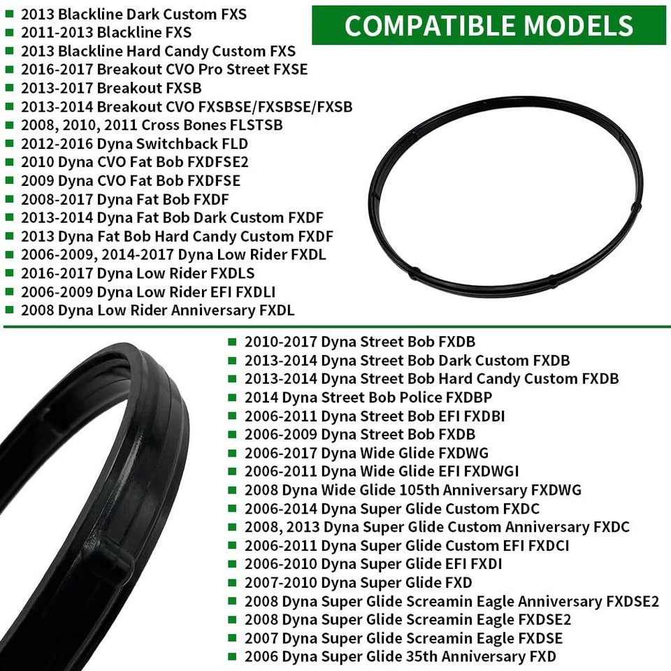 GASKET SEAL KIT FOR HARLEY SOFTAIL DYNA MODELS 1994-2005 PRIMARY CLUTCH COVER