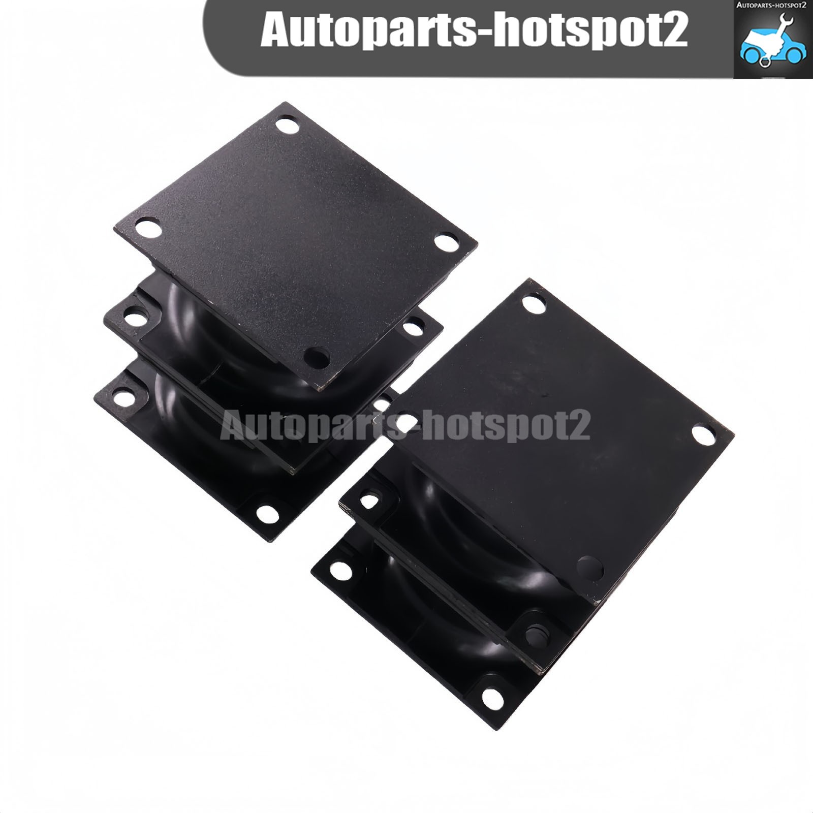4PCS Vibratory Plate Compactor Rubber Isolator Shock Mount For Stanley Hydraulic