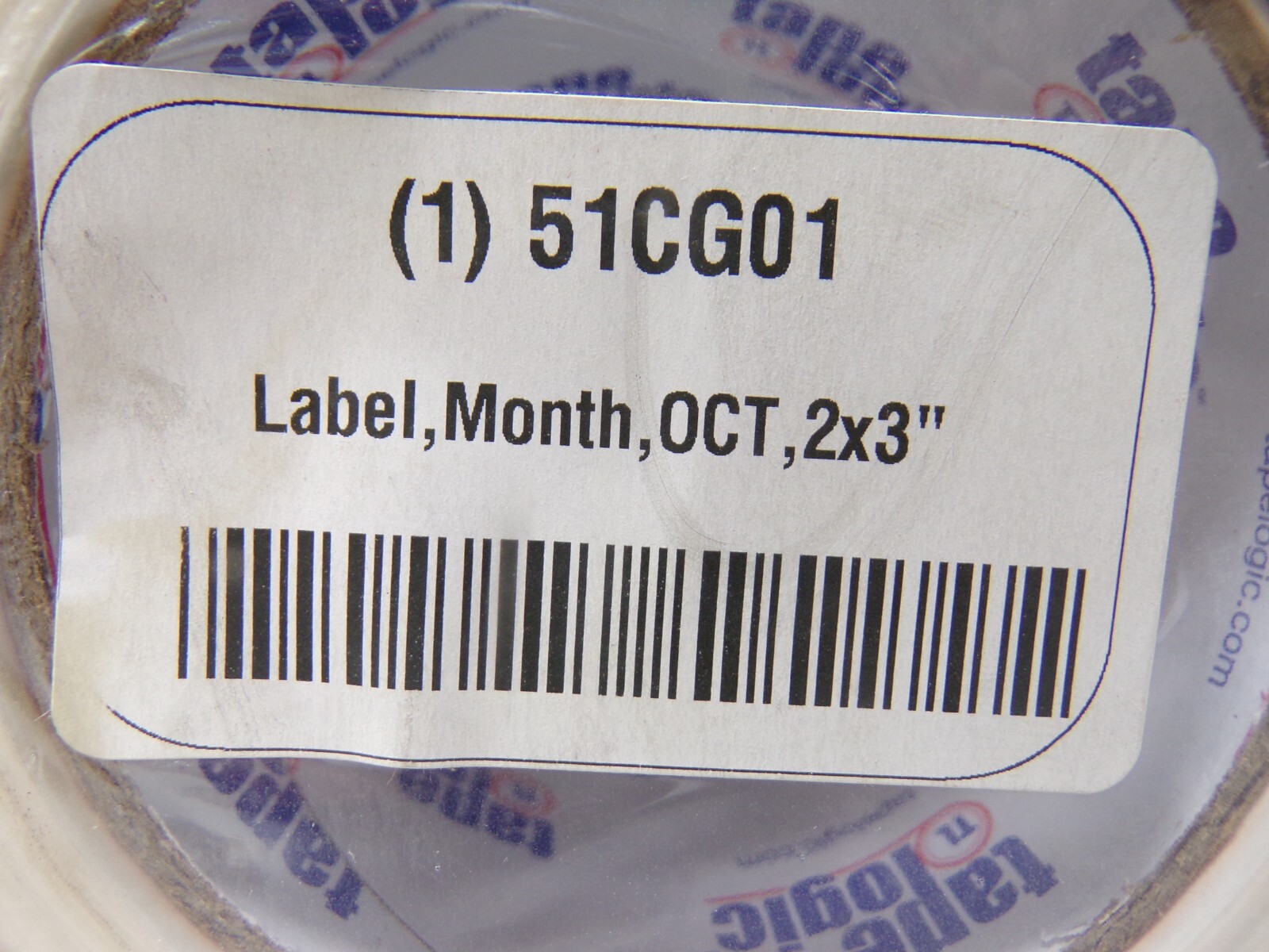 Tape Logic Months of the Year Labels, «OCT», 2″ x 3″, Orange, 500/Roll (G)