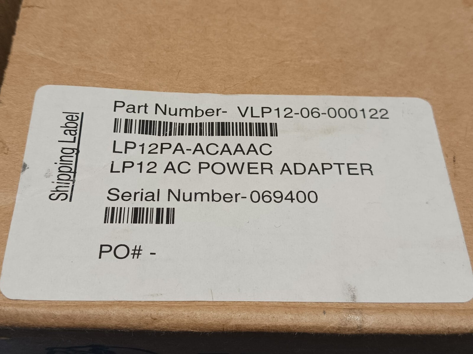 Medtronic VLP12-06-000122 LP12 AC Power Adapter 11400-000038, 21300-006432