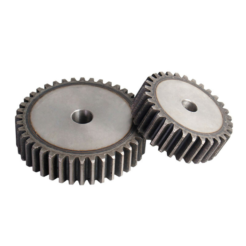 2.5/3/4/5M 45# Steel Spur Gear 10-70 Teeth 30-180mm OD Transmission Gear For CNC