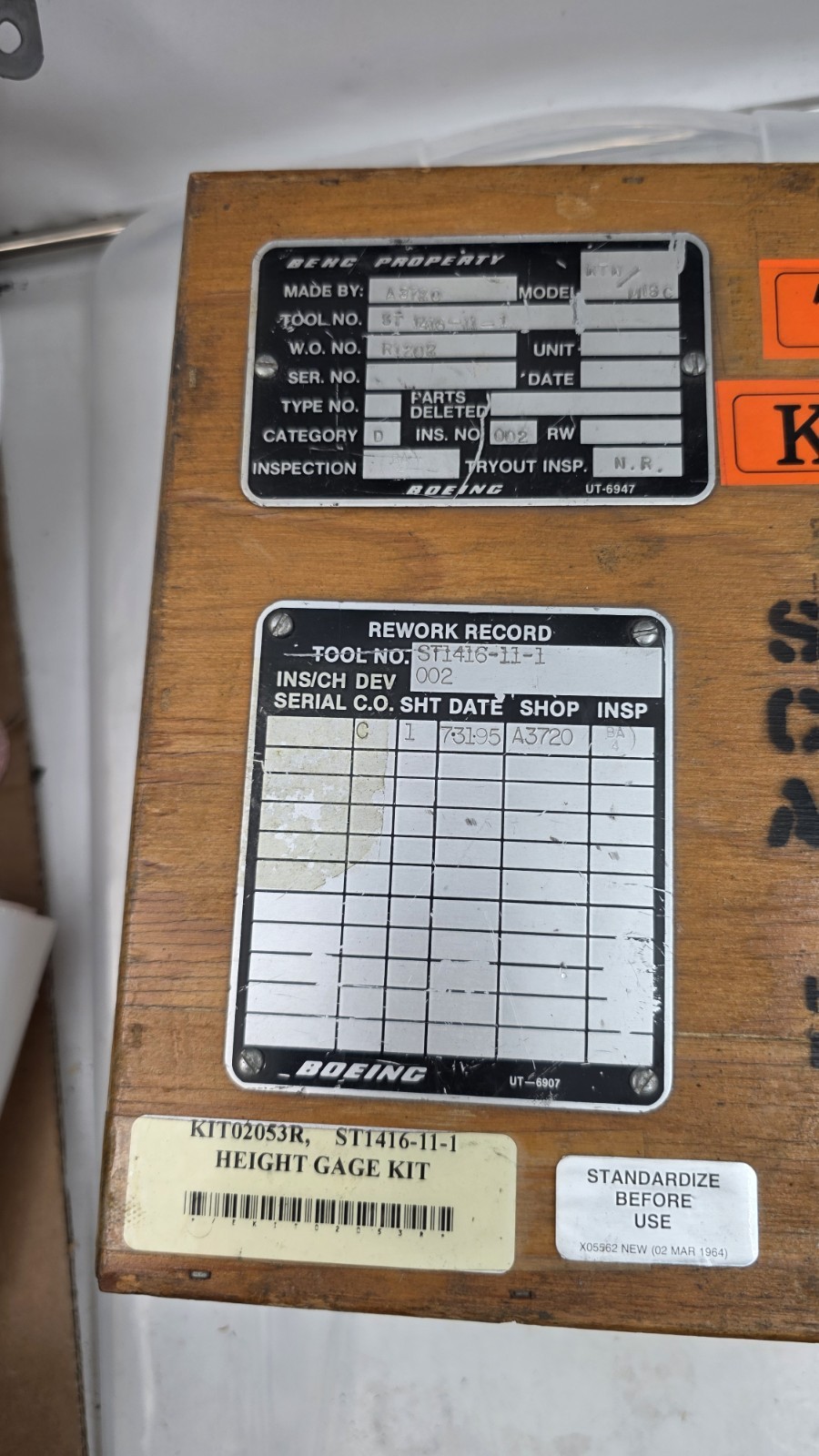 Set of inserts for Mitutoyo 543-392B Digimatic Indicator