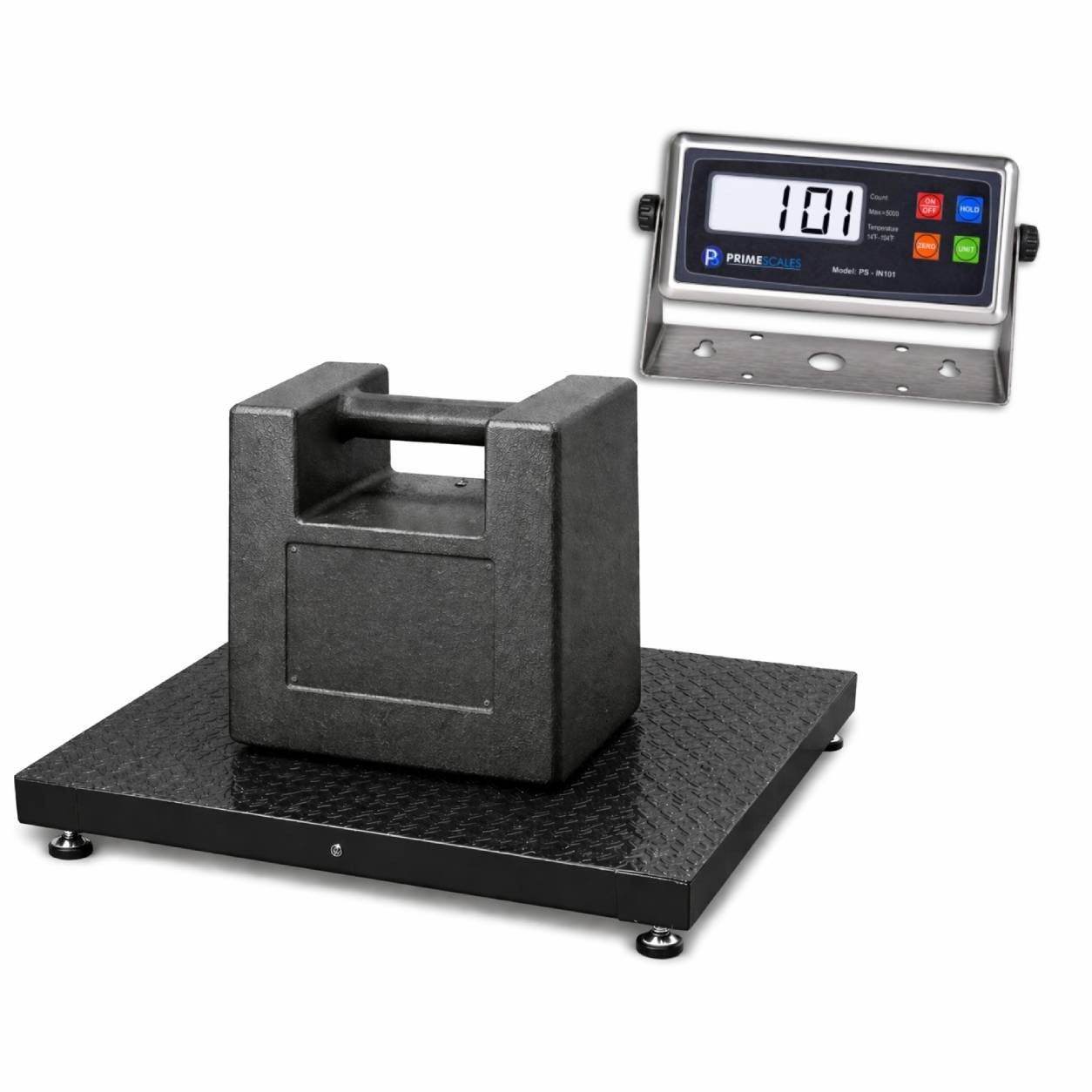 New 24″x24″ Floor Scale 1000 lb x 0.2 lb Industrial Shipping Scale Black
