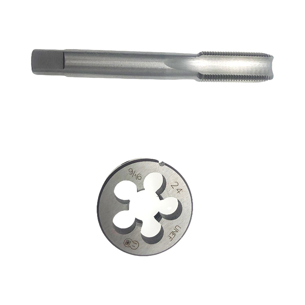 Tap HSS 9/16-24 Thread Per Inch and Die Set Right Hand 9/16×24