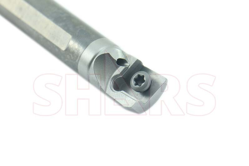 SHARS 1/2″ RH SCLCR Coolant Through Indexable Solid Carbide Boring Bar NEW S]