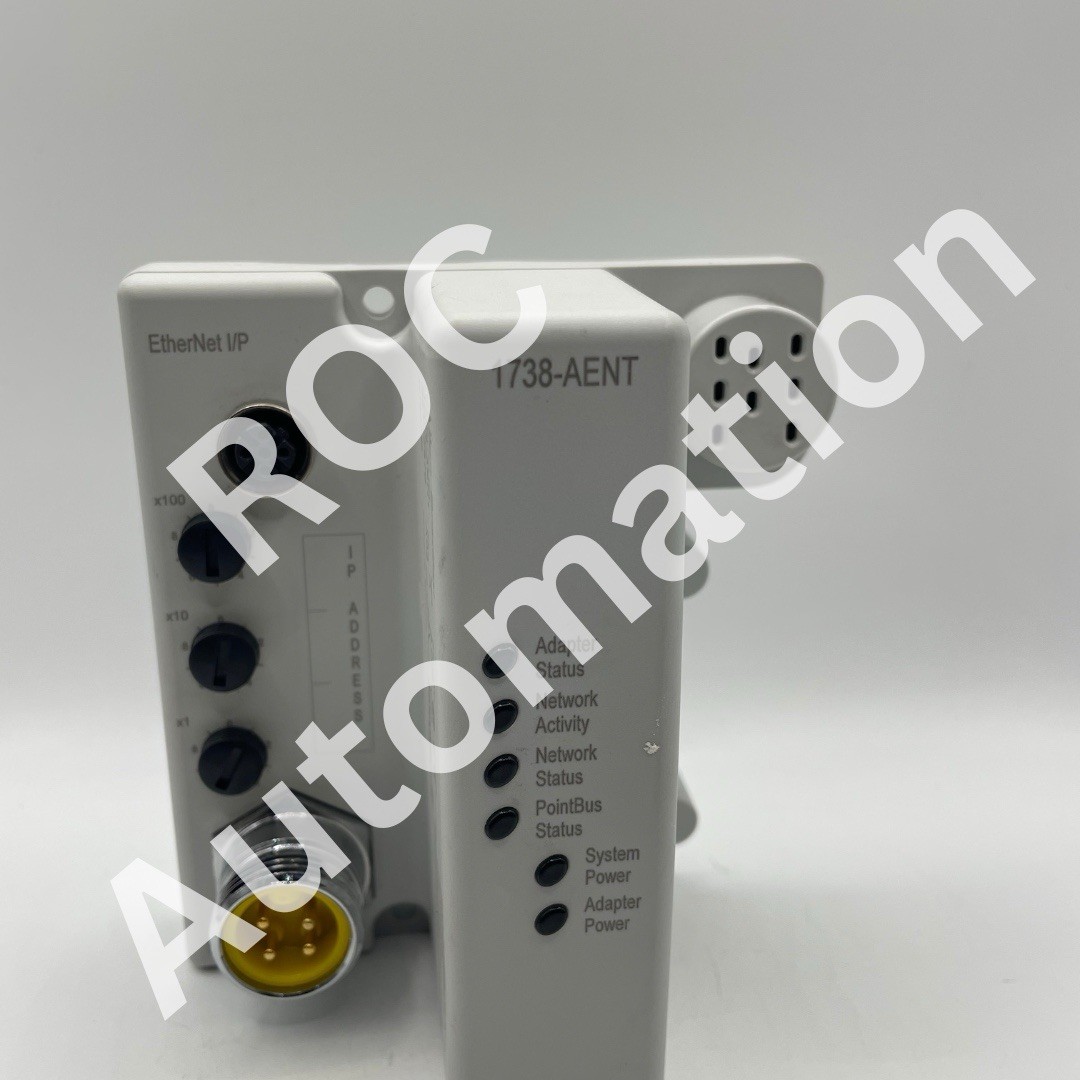 Surplus Pre-owned Allen Bradley 1738-AENT SER A ArmorPoint Ethernet Adaptor
