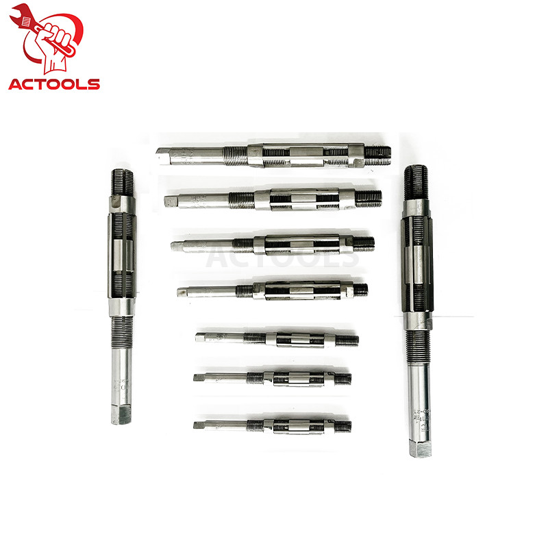 Adjustable Hand Reamer 8 Pcs Set H-4 to H-11 Sizes 15/32 To 1.1/16 ‘USA ACTOOLS