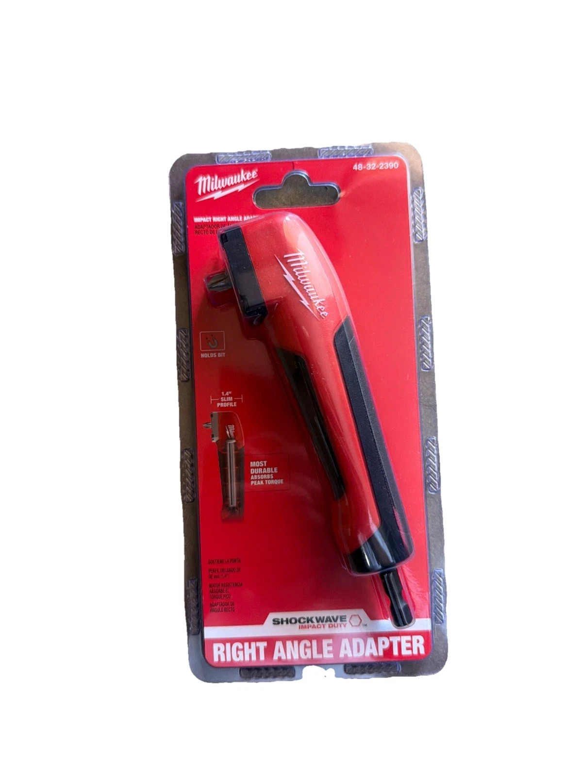 Milwaukee 48-32-2390 Shockwave Right Angle Adapter