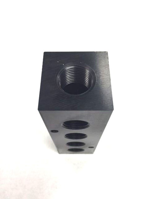 HEAVY DUTY 4 PORT ALUMINUM MANIFOLD 1/2″ FPT x 3/8″ FPT OUTLET