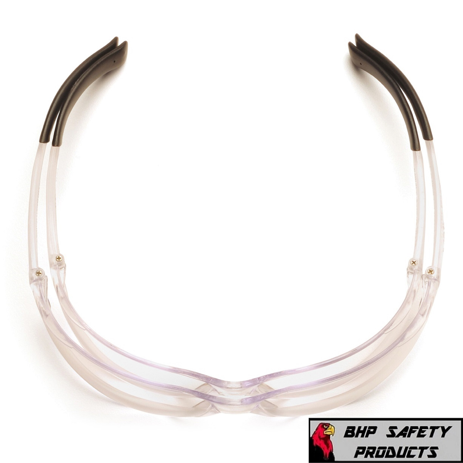 PYRAMEX MINI ZTEK SAFETY GLASSES SMOKE GRAY LENS SUNGLASSES S2520SN Z87+ (6 PR)