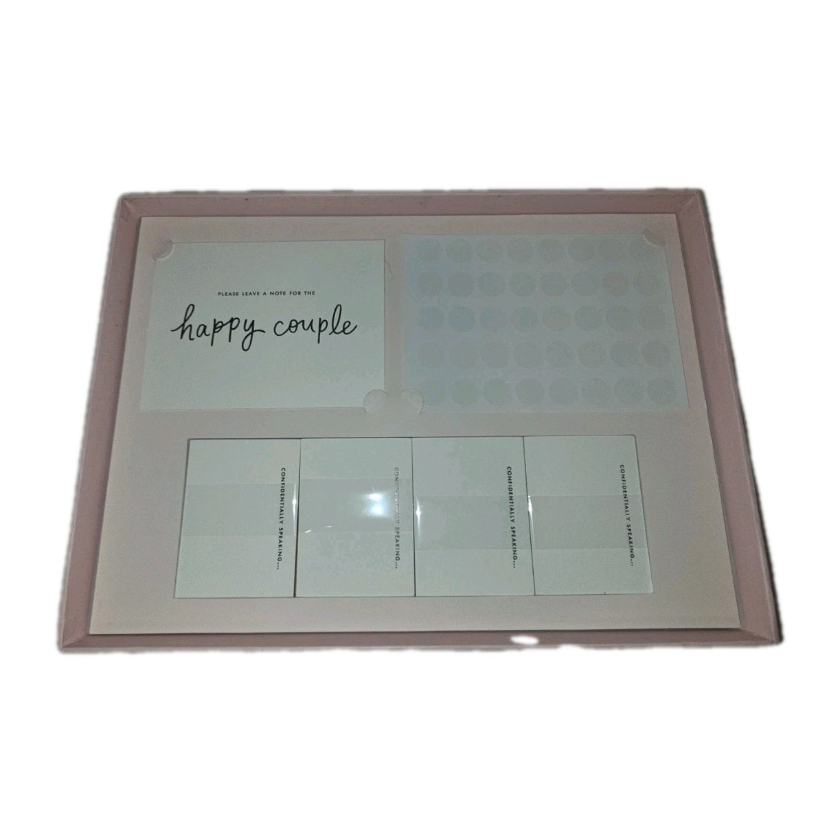 Kate Spade Wedding Guest Book Bridal Lined Pages Note Cards Envelopes Seals