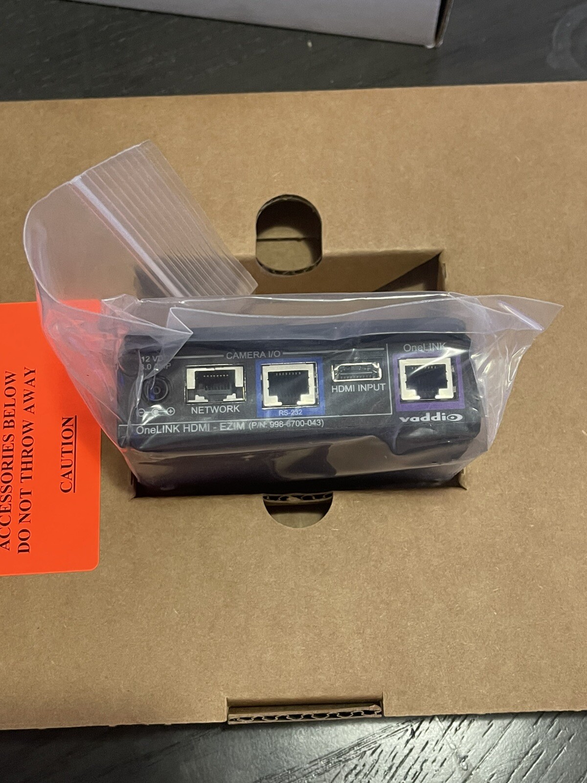 NEW Vaddio 999-9520-000 Codec Kit for OneLINK System For Polycom EagleEye Camera