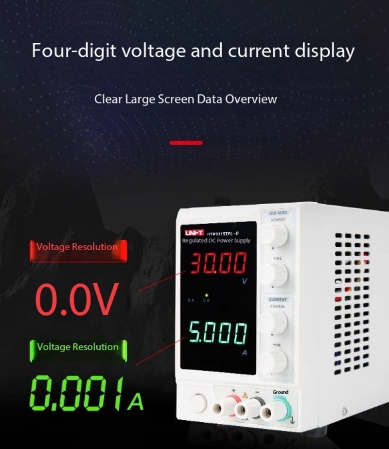 Digital Display Adjustable Single Channel DC Regulated Power Supply 0-32V 0-6A