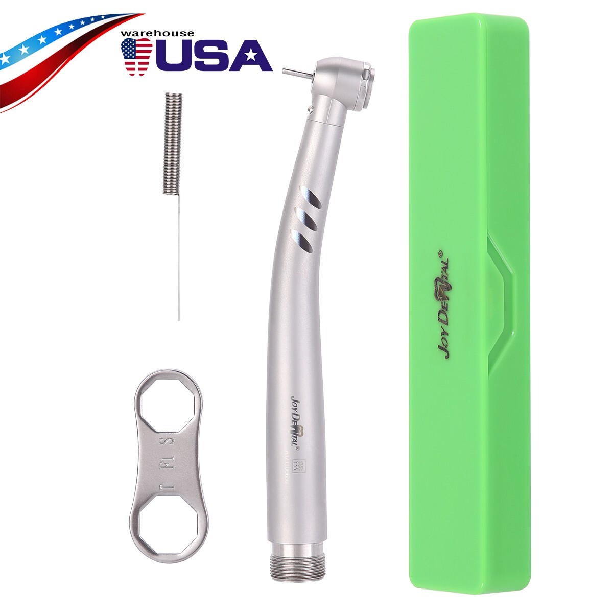 1* Dental E-generator LED High Speed Handpiece 4 Port Spray Quick Coupler 4 Hole