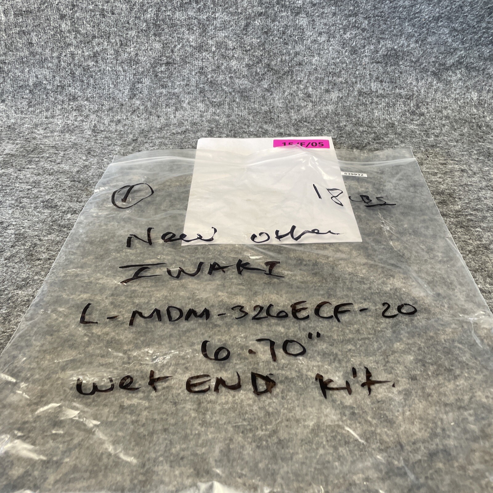 Iwaki L-MDM-326ECF-20 20HP Wet End Kit 6.70″ Impeller MDM Series New