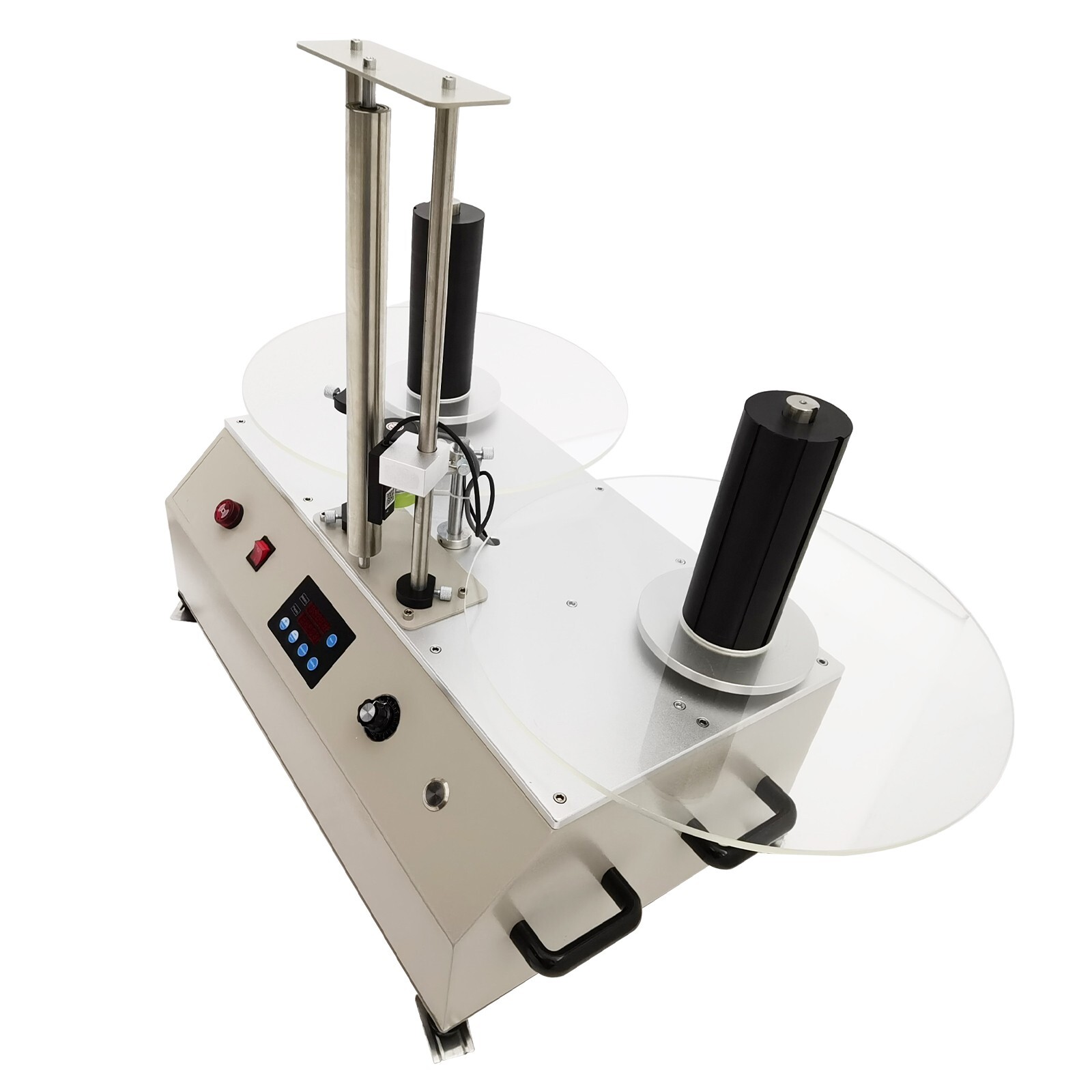 PET/PVC/PP Barcode Label Rewinder Automatic Counting Splitter Rewinder 110V