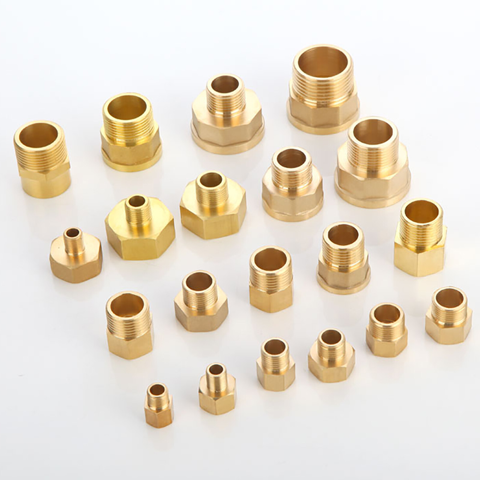 1/8″ 1/4″ 3/8″ 1/2″ 3/4″ -2″ Female To Male BSP Connector Brass Reducing Adaptor