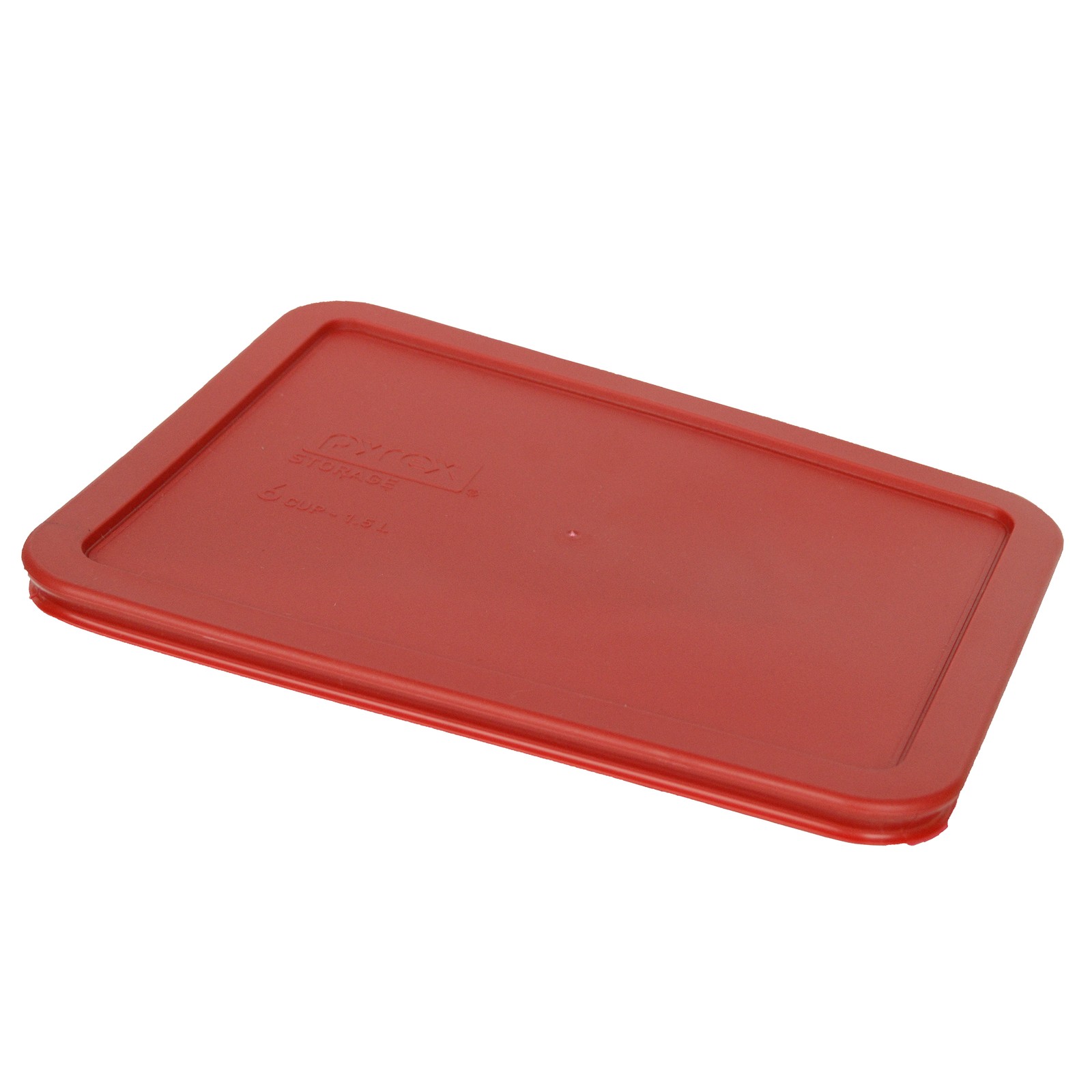 Pyrex (1) 7211-PC Navy Blue Plastic Lid & (1) 7211-PC Poppy Red Plastic Lid