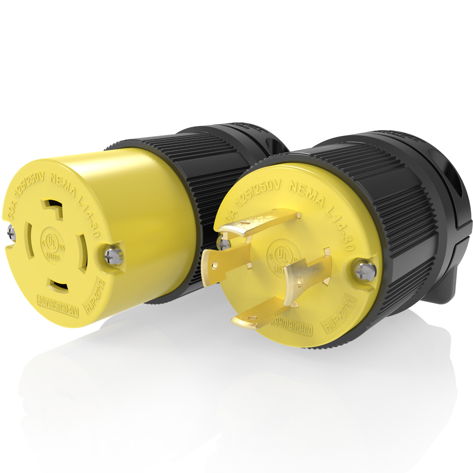 L14-30 Plug + Connector Set Extension Power Cord Ends L14-30P L14-30R – L14-30C