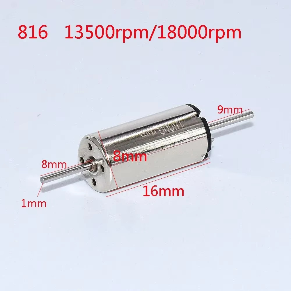 Micro 1PC 816 1015 1020 1215 1524 1725 Coreless Motor High Speed Dual-Shaft DIY