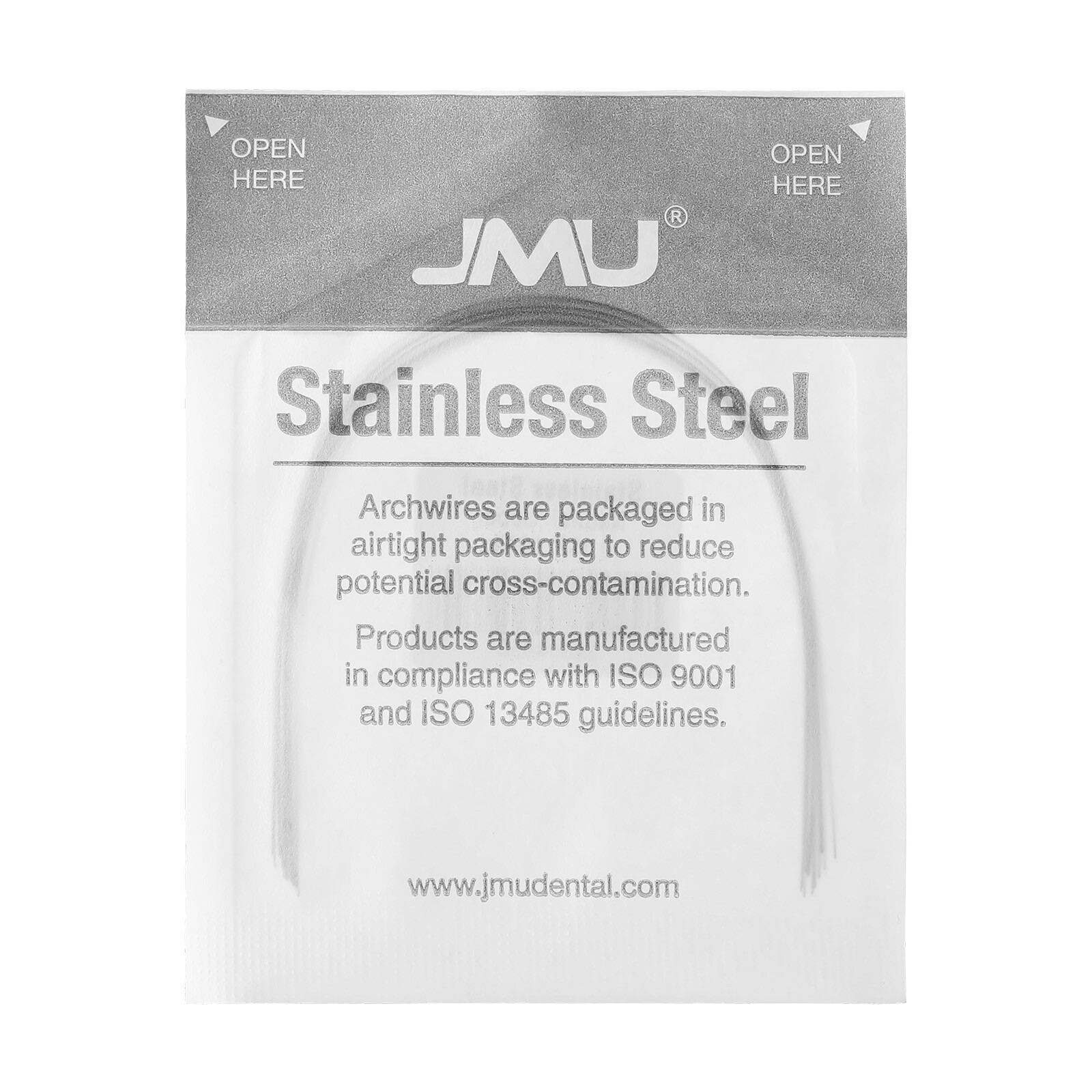 100pcs JMU Dental Orthodontic Stainless steel Ovoid Arch Wire Round Rectangular