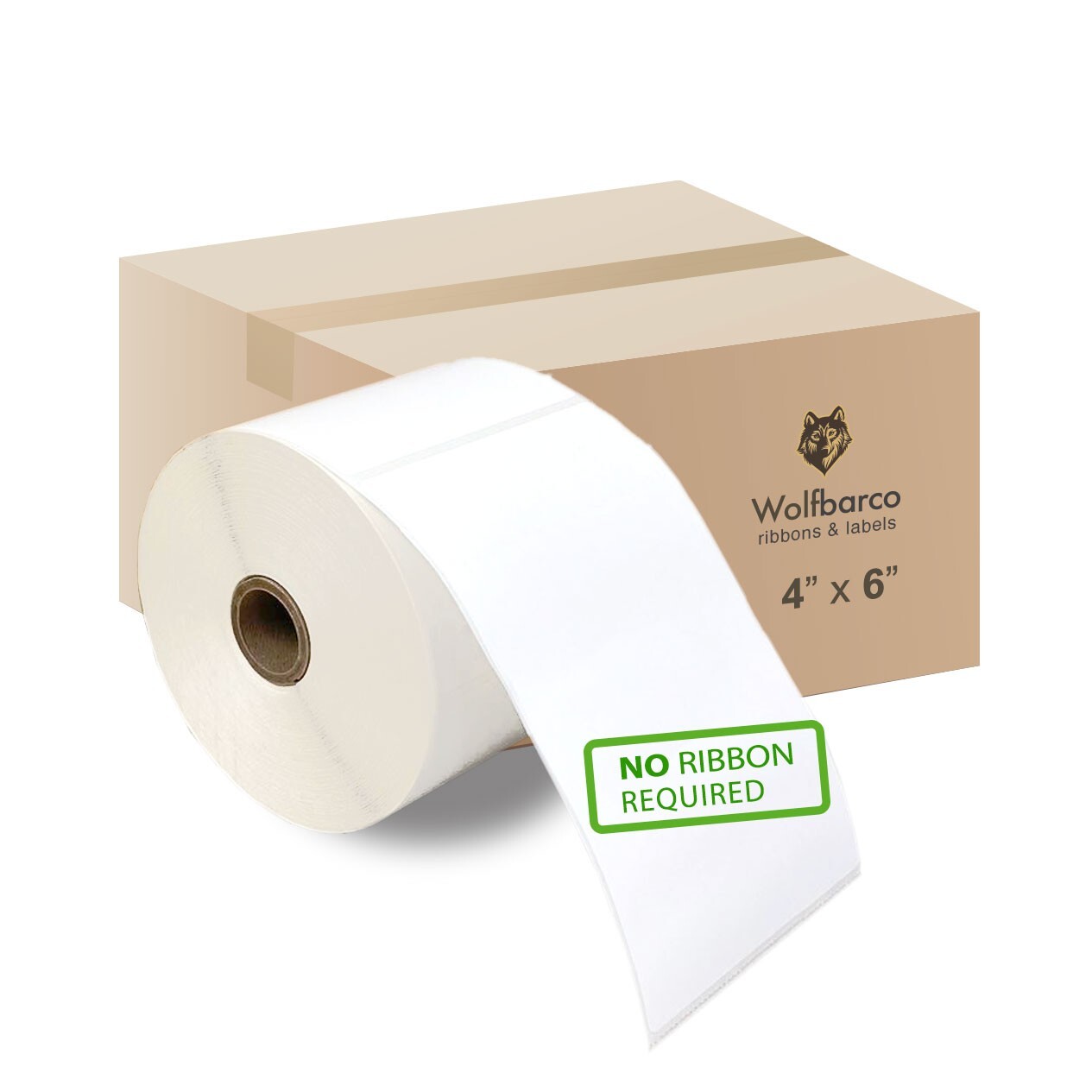20 Rolls (5000) 4″x6″ Direct Thermal Shipping Label 250/Roll Zebra LP2844/ZP450