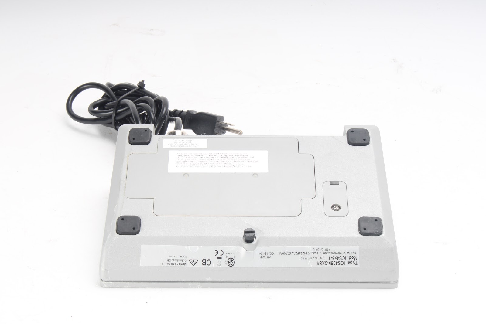 Mettler Toledo ICS425k-3XS/f Display + PBK785-3XS Bench Scale 3kg 1g Readability