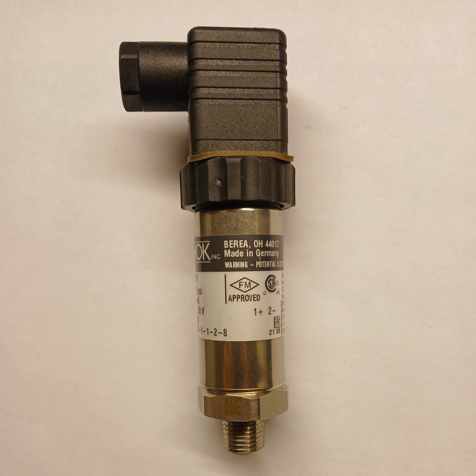 NOSHOK MODEL 625-2000-1-1-2-8 TRANSMITTER – NIB 2000psi #110GFDE0 Pressure Trans