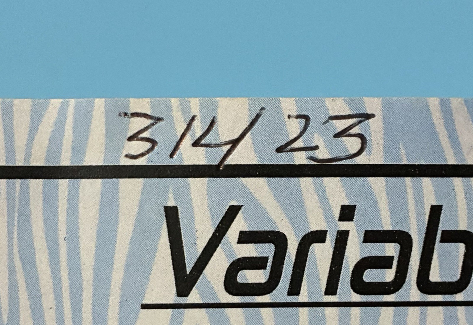 Zebra Instruments: Variable Speed Zebra Model VZ-7