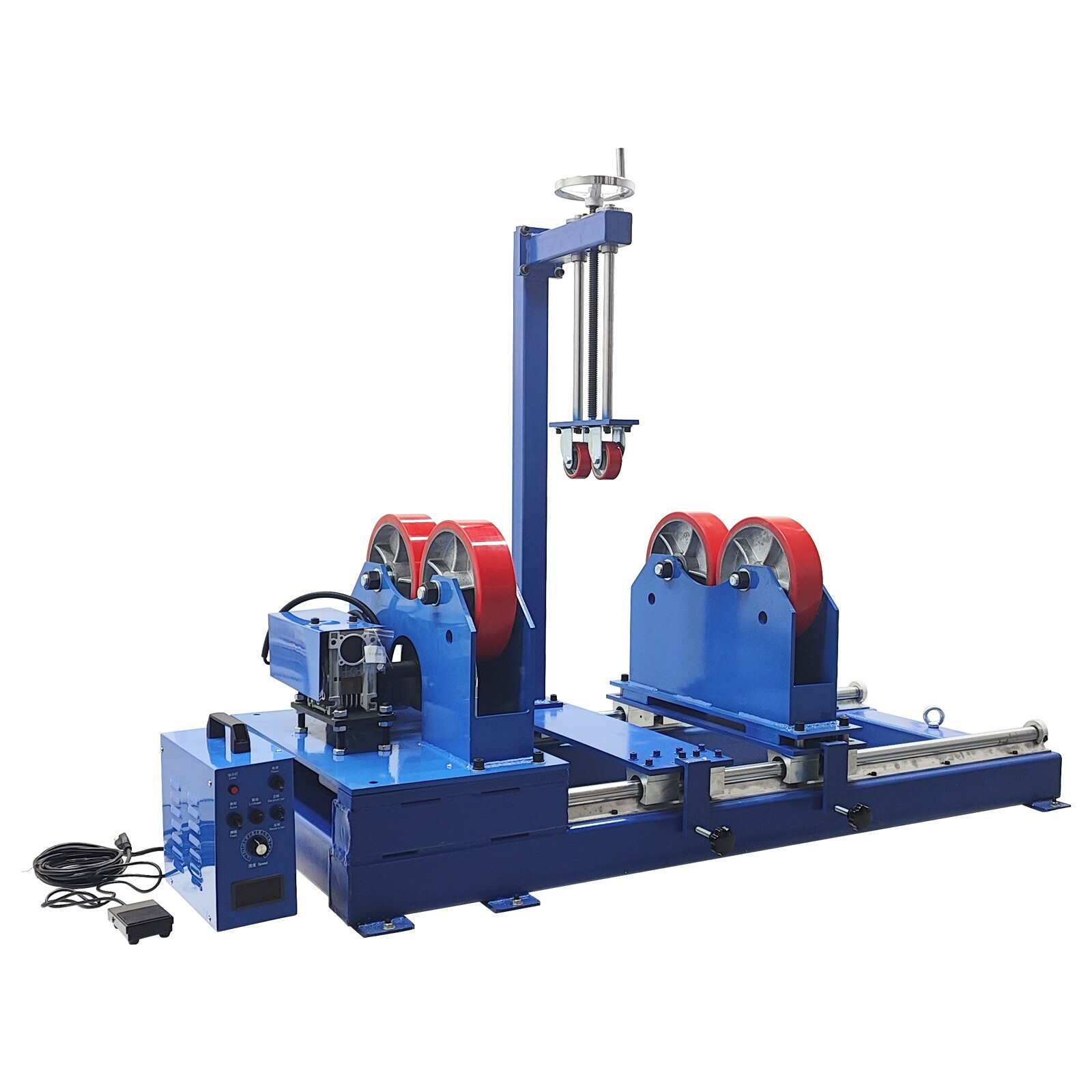 2T Welding Tank Turning Rolls Digital Display Welding Turning Roller Positioner