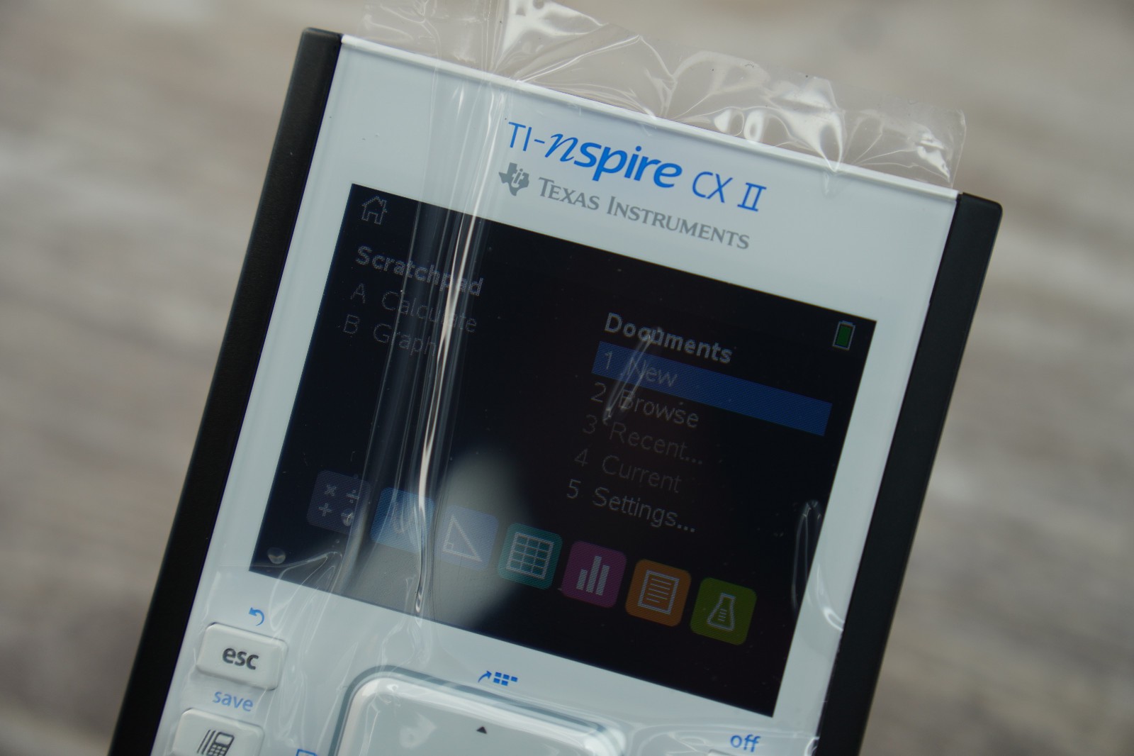 Texas Instruments TI-Nspire CX II Graphing Calculator White/Blue Free Shipping!