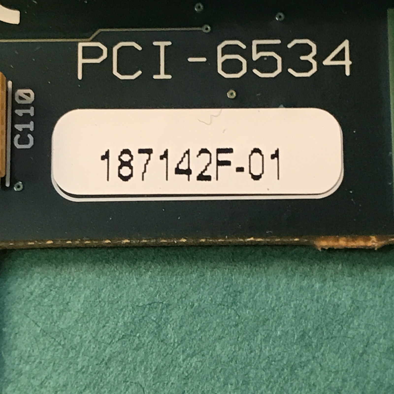 National Instruments PCI-6534 I/O DAQ Data Acquisition Card 187142G-01