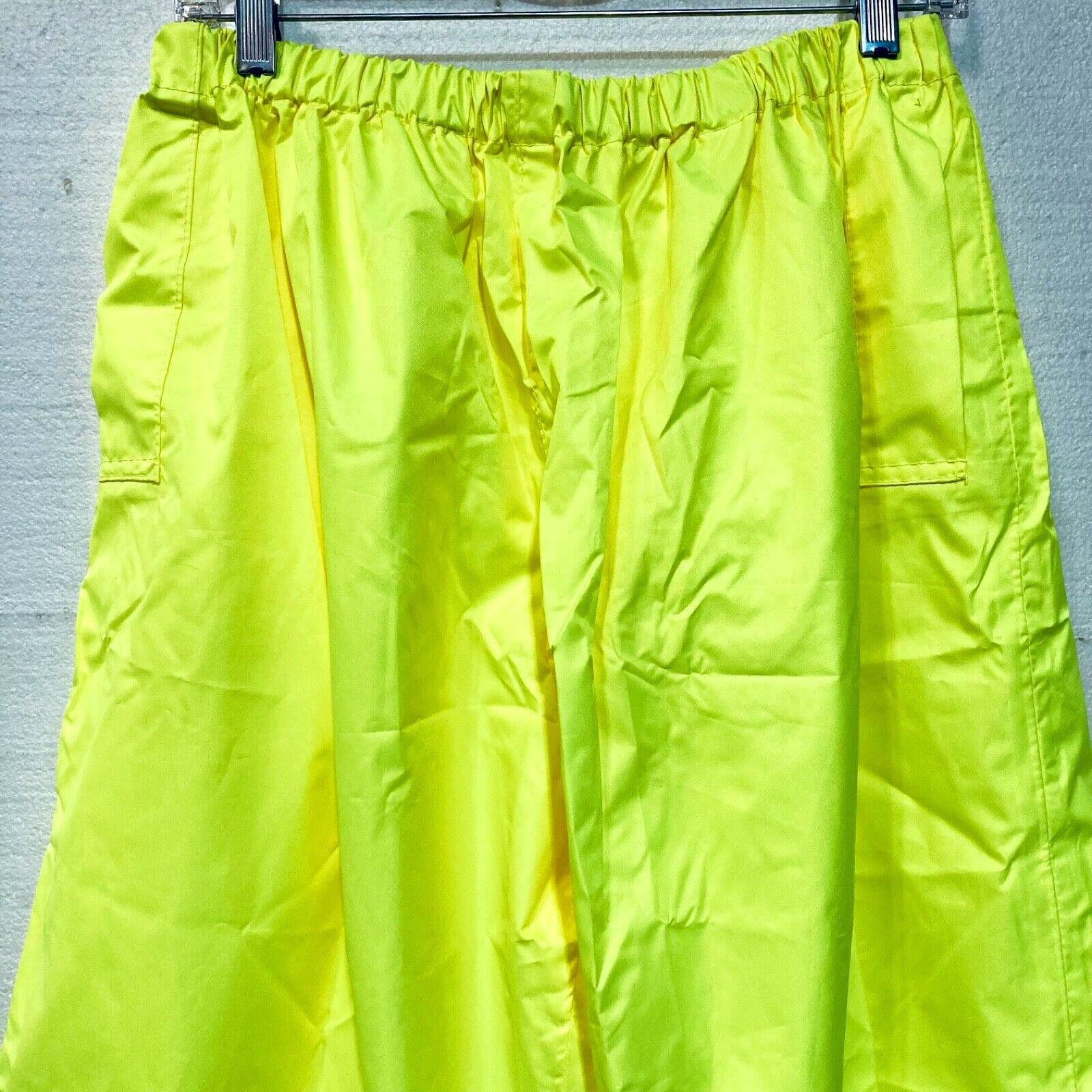 Occunomix LUX-TENR HI VIS Rain Pants Class E Yellow& Black Size 3XL!