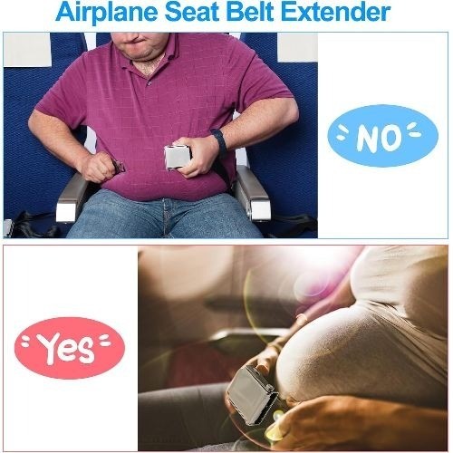 Airplane Seat Belt Extender, Adjustable 7-32″ Airplane Seatbelt Extender – FITS